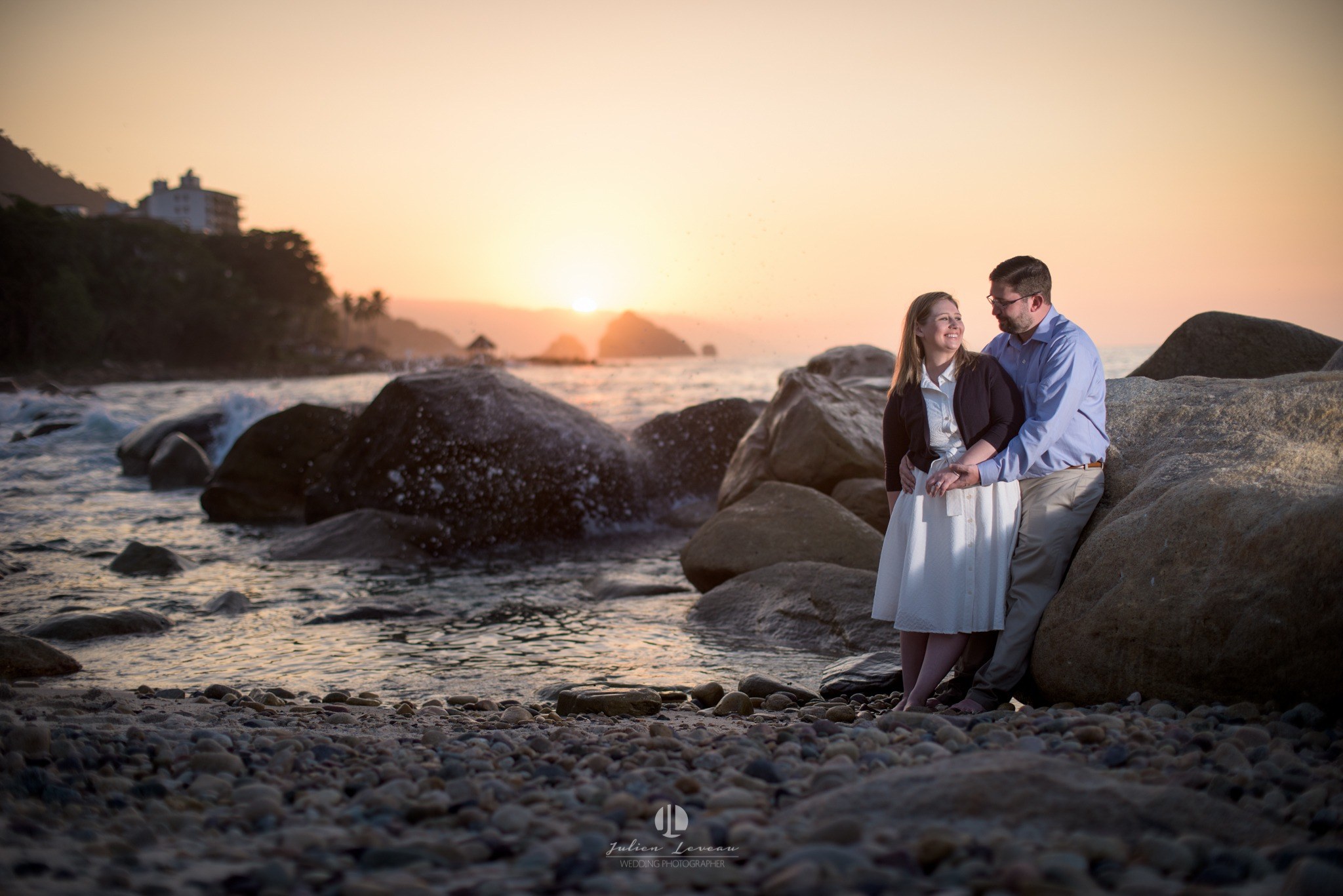 Rachel & Casey — Sesión de compromiso en Puerto Vallarta